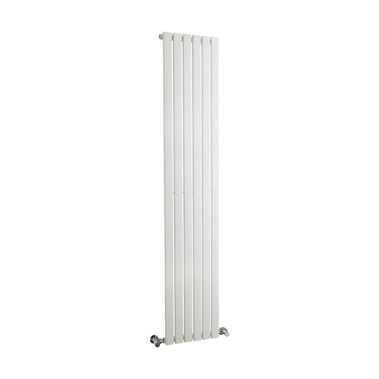 [BHLUW42] Edingale Vertical Single Panel Radiator, Square Design - Choice of Size and Colour - Cutout