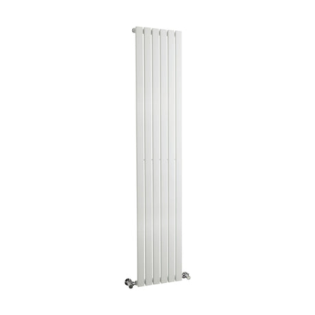 [BHLUW42] Edingale Vertical Single Panel Radiator, Square Design - Choice of Size and Colour - Cutout