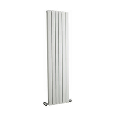 [BHLUW43] Edingale Modern Square Vertical Double Panel Radiator - Choice of Size and Colour - Cutout
