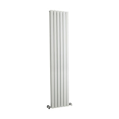 [BHLUW44] Edingale Modern Square Vertical Double Panel Radiator - Choice of Size and Colour - Cutout