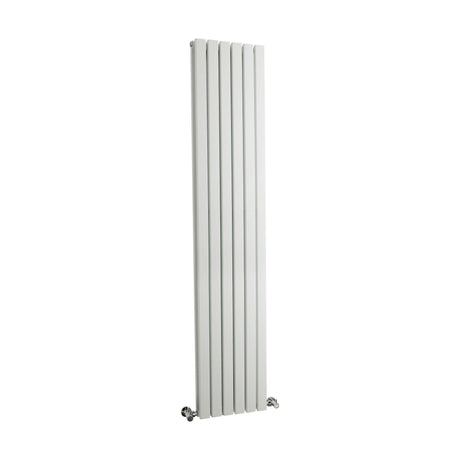 [BHLUW44] Edingale Modern Square Vertical Double Panel Radiator - Choice of Size and Colour - Cutout