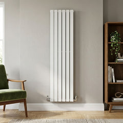 [BHLUW44] Edingale Modern Square Vertical Double Panel Radiator - Choice of Size and Colour - Silo
