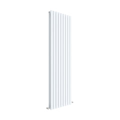 [BHLUW47D] Edingale Modern Square Vertical Double Panel Radiator - Choice of Size and Colour - Cutout
