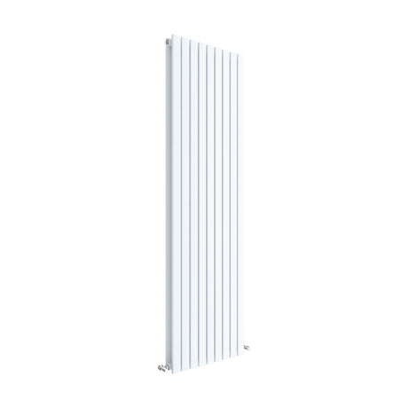 [BHLUW47D] Edingale Modern Square Vertical Double Panel Radiator - Choice of Size and Colour - Cutout