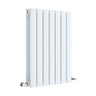 [BHLUW54D] Edingale Contemporary Square Horizontal Double Panel Radiator - Choice of Size and Colour - Cutout