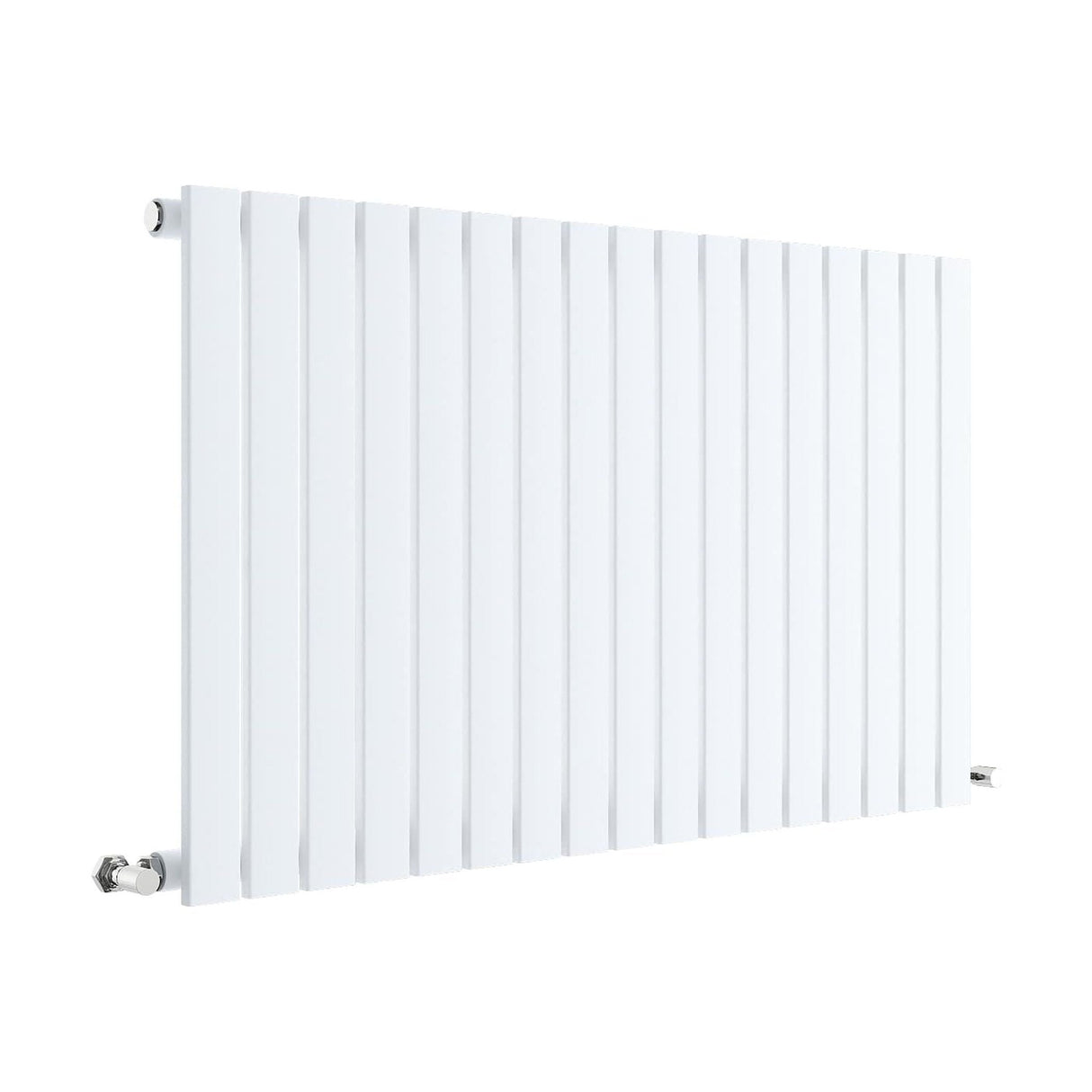 [BHLUW56] Edingale Square Horizontal Single Panel Radiator, Choice of Size and Colour - Cutout