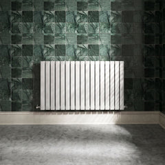 [BHLUW56] Edingale Square Horizontal Single Panel Radiator, Choice of Size and Colour - Silo