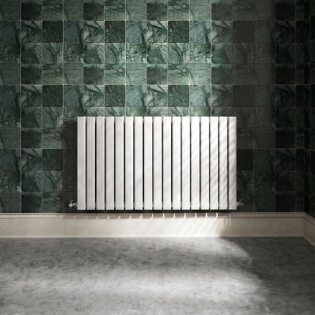 [BHLUW56] Edingale Square Horizontal Single Panel Radiator, Choice of Size and Colour - Silo