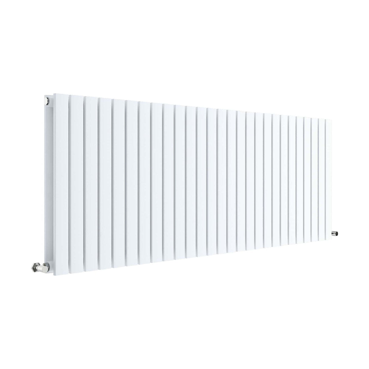 [BHLUW60D] Edingale Contemporary Square Horizontal Double Panel Radiator - Choice of Size and Colour - Cutout