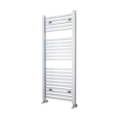 [BHSL109] Harlaston Contemporary Heated Vertical Towel Ladder Rail with Square Rails, Chrome, Choice of Size - Cutout