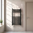 [BHSL15080] Round Straight Towel Radiator 800x500 - Silo