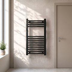[BHSL15080] Round Straight Towel Radiator 800x500 - Silo
