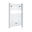 [BHSL150] Electric Vertical Square Towel Rail with 14 Rails - 690mm x 500mm - 200 Watt - Chrome - Cutout