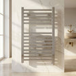 [BHSL150] Electric Vertical Square Towel Rail with 14 Rails - 690mm x 500mm - 200 Watt - Chrome - Silo