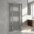 [BHSL35012] Round Straight Towel Radiator 1200x500 - Silo