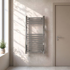 [BHSL35080] Round Straight Towel Radiator 800x500 - Silo