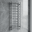 [BHSL375] Contemporary Wall Mounted Heated Towel Rail with Square Rails, Choice of Size - Silo