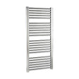 [BHSL382] Heated Vertical Towel Rail with Straight Rails - 1096 BTU - 1100mm x 500mm - Chrome - Cutout