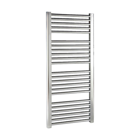 [BHSL382] Heated Vertical Towel Rail with Straight Rails - 1096 BTU - 1100mm x 500mm - Chrome - Cutout