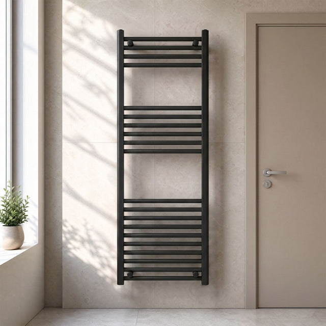 [BHSL45012] Round Straight Towel Radiator 1200x500 - Silo