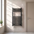 [BHSL45080] Round Straight Towel Radiator 800x500 - Silo