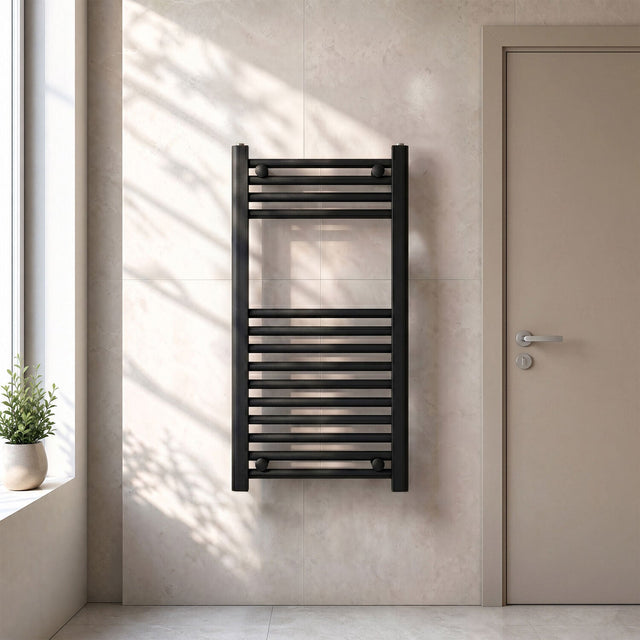 [BHSL45080] Round Straight Towel Radiator 800x500 - Silo