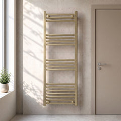 [BHSL85012] Balterley Straight Towel Radiator - 1200 x 500mm - Silo