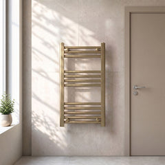 [BHSL85080] Balterley Straight Towel Radiator - 800 x 500mm - Silo