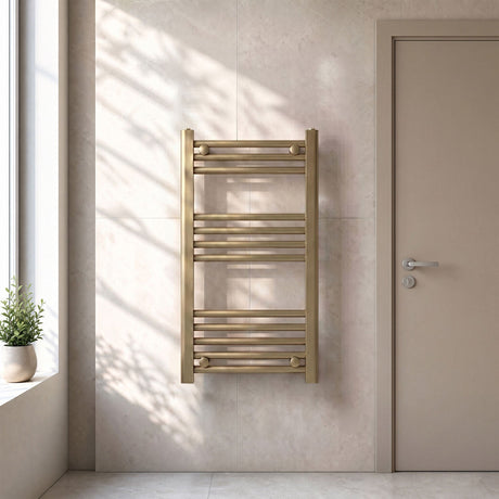 [BHSL85080] Balterley Straight Towel Radiator - 800 x 500mm - Silo