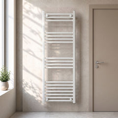 [BHSL95012] Balterley Straight Towel Radiator - 1200 x 500mm - Silo