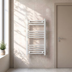 [BHSL95080] Balterley Straight Towel Radiator - 800 x 500mm - Silo