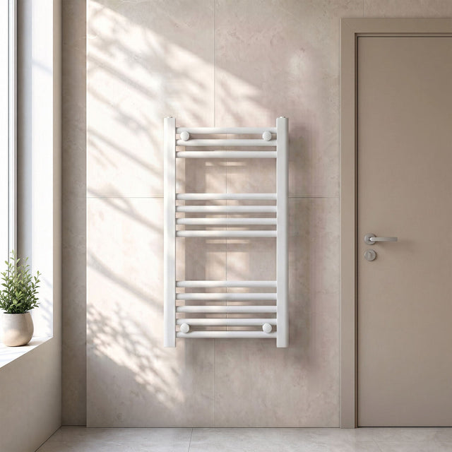 [BHSL95080] Balterley Straight Towel Radiator - 800 x 500mm - Silo