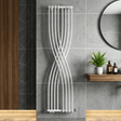 [BHSPW94] Balterley Spirit Curved Designer Radiator, 1775mm x 450mm - Gloss White - Silo