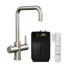 [BKHT1205DL] Fulford 3 in 1 Boiling Water Tap Kit, Instant Hot Water Tap with Dual Lever Handles, Tank and Filter - Choice of Colour - Cutout