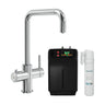 [BKHT305DL] Fulford 3 in 1 Boiling Water Tap Kit, Instant Hot Water Tap with Dual Lever Handles, Tank and Filter - Choice of Colour - Cutout