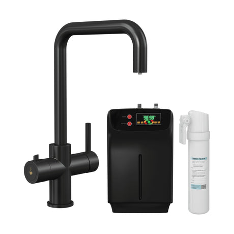 [BKHT405DL] Fulford 3 in 1 Boiling Water Tap Kit, Instant Hot Water Tap with Dual Lever Handles, Tank and Filter - Choice of Colour - Cutout