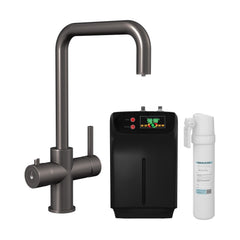 [BKHT705DL] Fulford 3 in 1 Boiling Water Tap Kit, Instant Hot Water Tap with Dual Lever Handles, Tank and Filter - Choice of Colour - Cutout