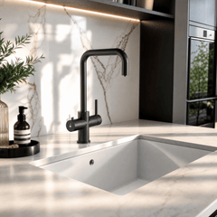 [BKHT705DL] Fulford 3 in 1 Boiling Water Tap Kit, Instant Hot Water Tap with Dual Lever Handles, Tank and Filter - Choice of Colour - Lifestyle 2