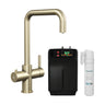 [BKHT805DL] Fulford 3 in 1 Boiling Water Tap Kit, Instant Hot Water Tap with Dual Lever Handles, Tank and Filter - Choice of Colour - Cutout