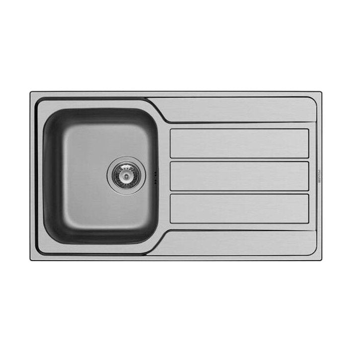 [BKS181801] Contemporary 1 Tap Hole Stainless Steel Kitchen Sink, 860 x 500mm - Cutout