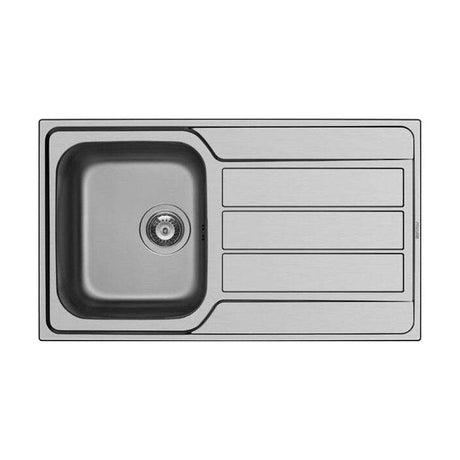 [BKS181801] Contemporary 1 Tap Hole Stainless Steel Kitchen Sink, 860 x 500mm - Cutout