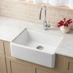 [BKS201] Single Bowl Fireclay Ceramic Butler Kitchen Sink - 595mm - Multiple Colours - Silo