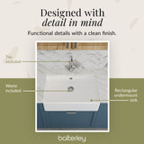 Single Bowl Fireclay Ceramic Butler Kitchen Sink Bundle inc Mixer Tap, Overflow & Waste