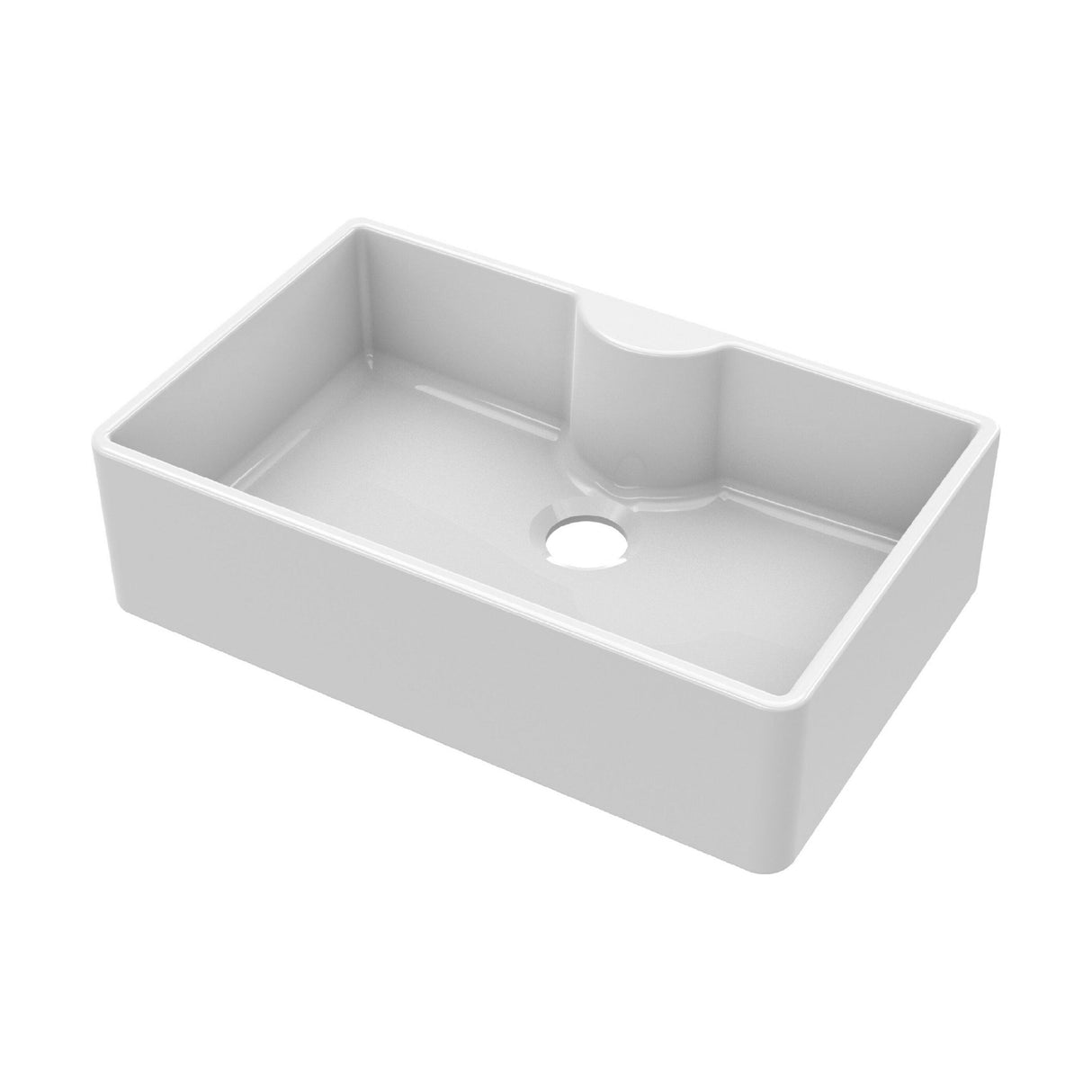 [BKS208] Single Bowl Fireclay Ceramic Butler Kitchen Sink - Variety of Sizes and Features Available - Cutout