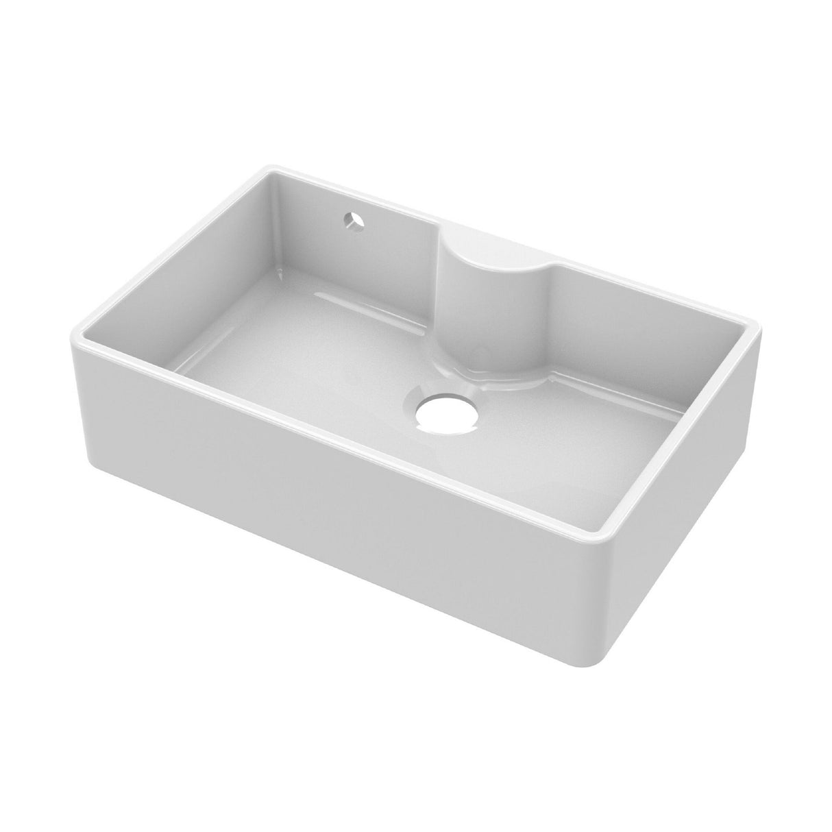 [BKS209] Single Bowl Fireclay Ceramic Butler Kitchen Sink - Variety of Sizes and Features Available - Cutout