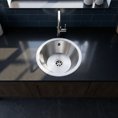 [BKS25230] Mini Bowl Stainless Steel Kitchen Sink with Waste Kit, 355 x 170mm - Lifestyle 3