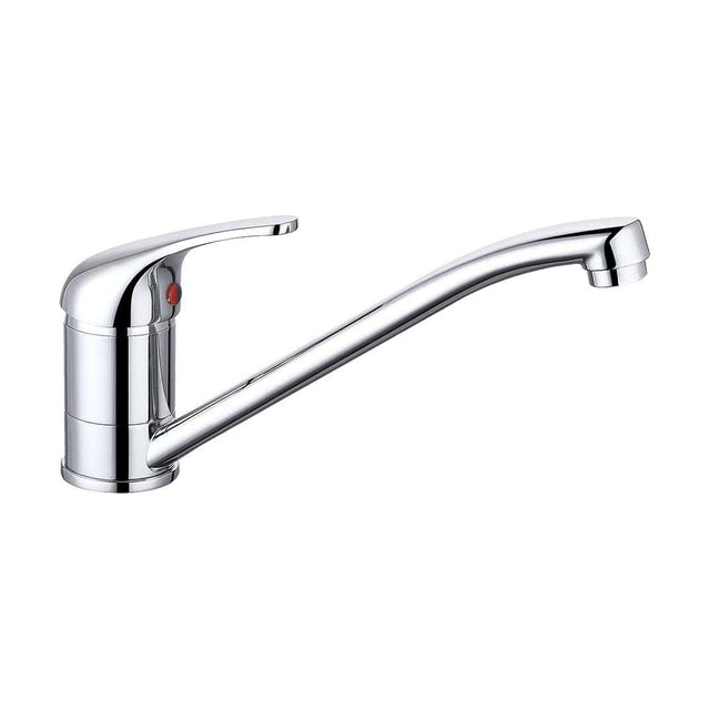 [BKT001] Contemporary Single Lever Kitchen Mixer Tap, Chrome - Cutout