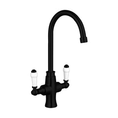 [BKT002K] Traditional Dual Handle Kitchen Mixer Tap, Choice of Finish - Cutout
