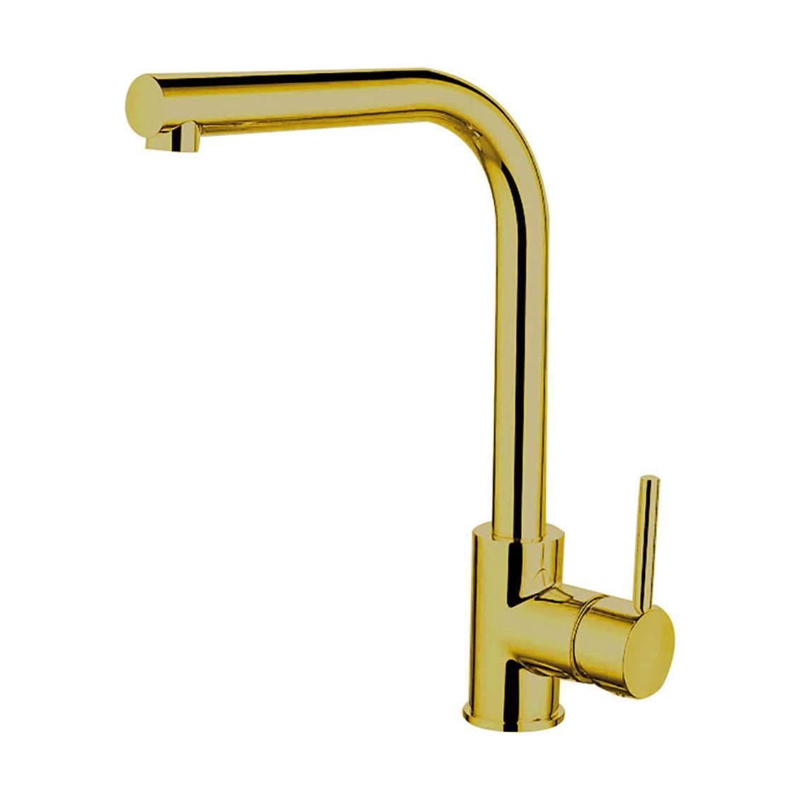 [BKT003BG] Traditional Single Lever Kitchen Mixer Tap, Choice of Finish - Cutout