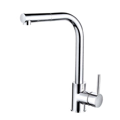 [BKT004] Contemporary Single Lever Round Kitchen Sink Mixer Tap, Choice of Colour - Cutout